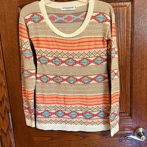 Multicolored sweaters,size xs,cotton emporium
